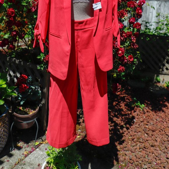 Express High Waisted Cropped Culottes - Picture 3 of 11